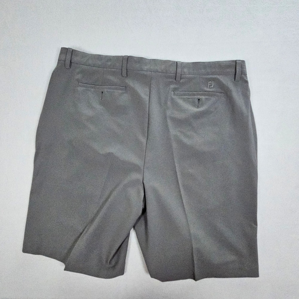 FootJoy Mens Gray Performance Golf Shorts Size 42 Flat Front FJ Logo 1112646 - Picture 8 of 10